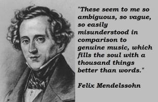 Felix Mendelssohn's quote #2