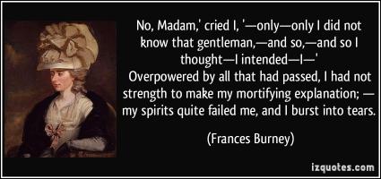 Frances Burney's quote #4