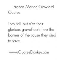 Francis Marion Crawford's quote #1