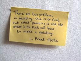 Frank Stella's quote