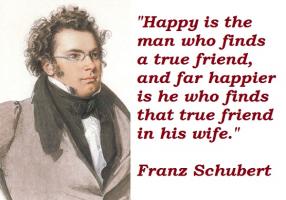 Franz Schubert's quote
