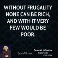Frugality quote #1