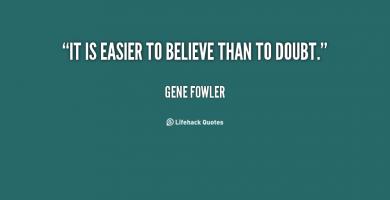 Gene Fowler's quote