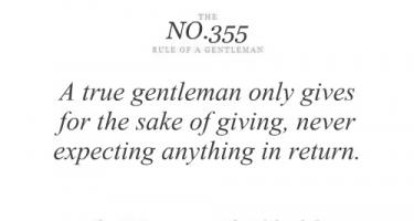 Gentlemanly quote #2