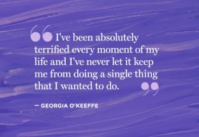 Georgia O'Keeffe's quote