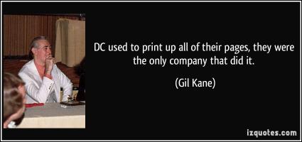 Gil Kane's quote