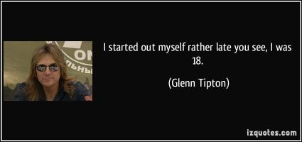 Glenn Tipton's quote