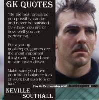 Goalkeeper quote #2