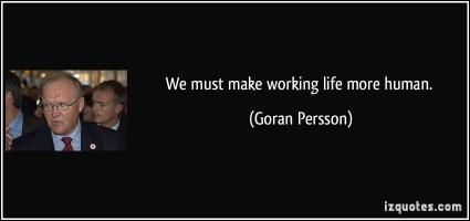 Goran Persson's quote