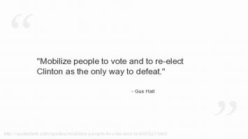 Gus Hall's quote #1