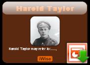 Harold Taylor's quote #1