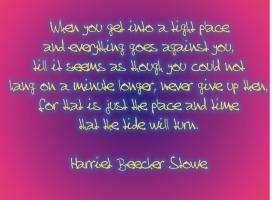Harriet Beecher Stowe's quote