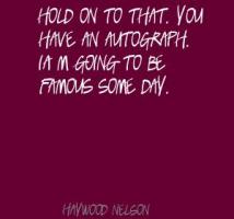Haywood Nelson's quote