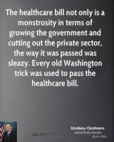 Healthcare Bill quote #2