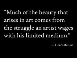Henri Matisse's quote