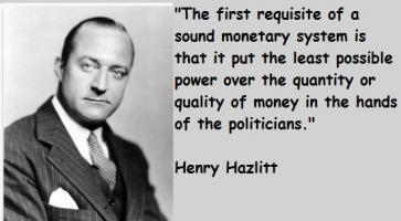 Henry Hazlitt's quote