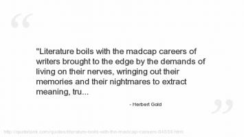 Herbert Gold's quote #1
