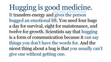 Hugging quote #2