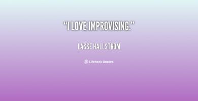 Improvising quote #2