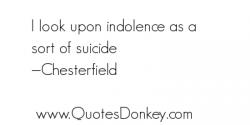 Indolence quote #1