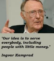 Ingvar Kamprad's quote