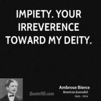 Irreverence quote #2