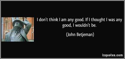 John Betjeman's quote