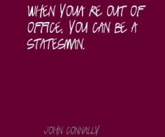 John Connally's quote