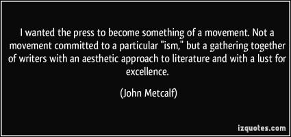 John Metcalf's quote #1