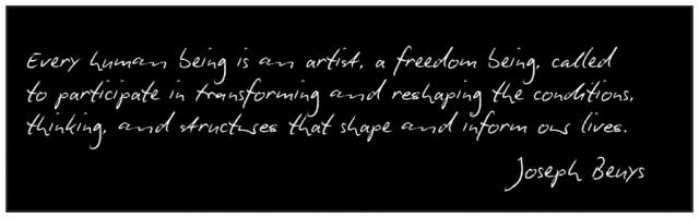 Joseph Beuys's quote #2