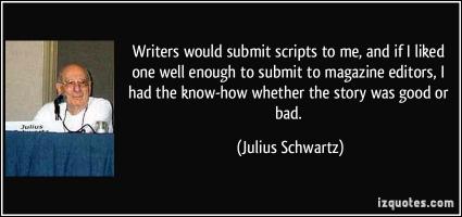 Julius Schwartz's quote