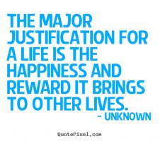 Justification quote #2