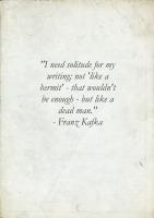 Kafka quote #1