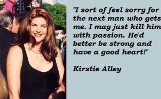 Kirstie Alley's quote