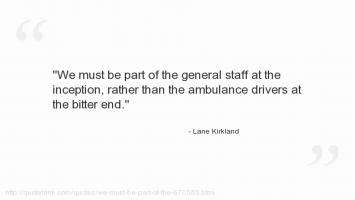 Lane Kirkland's quote #2