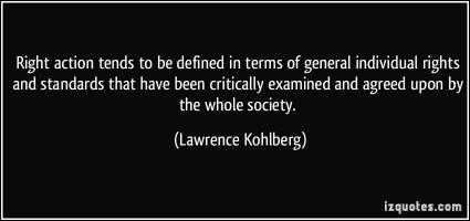 Lawrence Kohlberg's quote #1