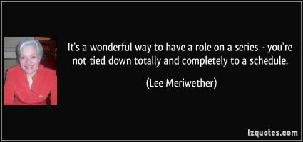 Lee Meriwether's quote #1