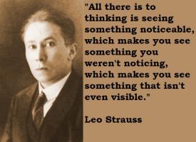 Leo Strauss's quote