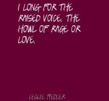 Leslie Fiedler's quote