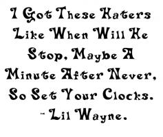 Lil Wayne's quote