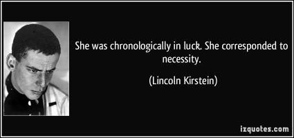 Lincoln Kirstein's quote