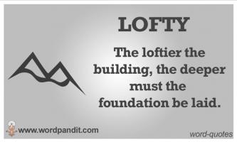 Lofty quote #2