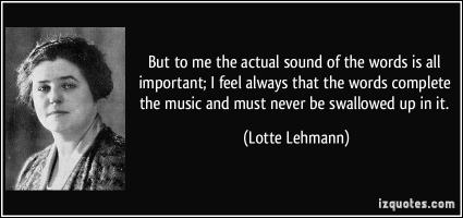 Lotte Lehmann's quote #3