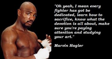 Marvin Hagler's quote #5