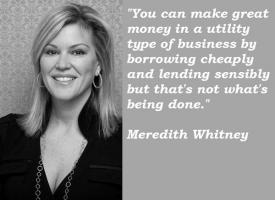 Meredith Whitney's quote