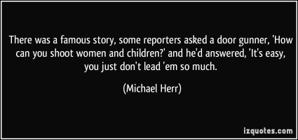 Michael Herr's quote