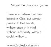 Miguel de Unamuno's quote