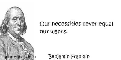 Necessities quote #2