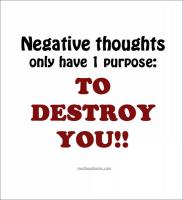 Negative Thoughts quote #2