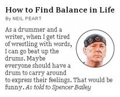 Neil Peart's quote